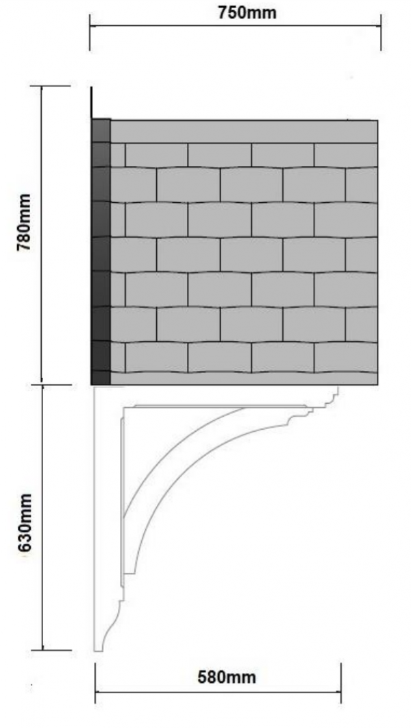Apsley Canopy Side Dimensions