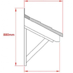 Buckingham Canopy Side Dimensions