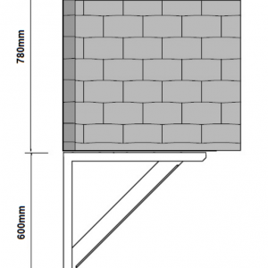 Chartwell Canopy Side Dimensions