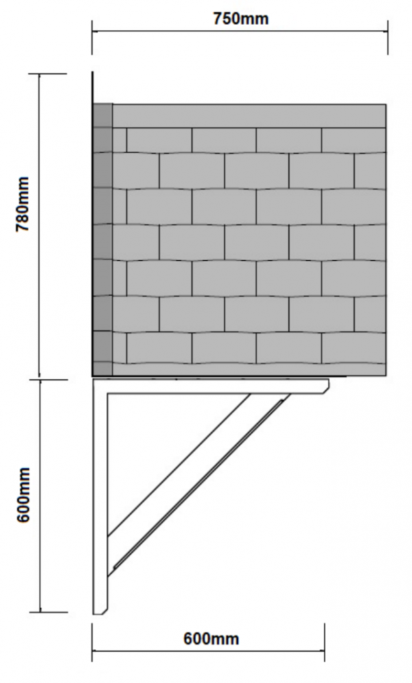 Chatsworth Canopy Side Dimensions