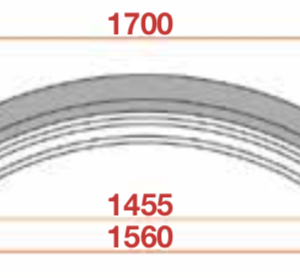 Highgrove Canopy Front Dimensions
