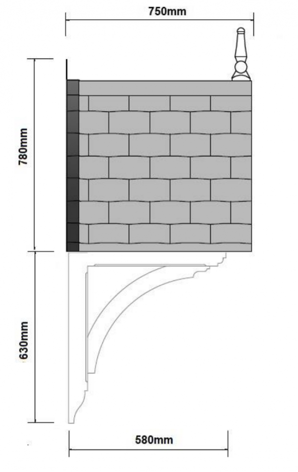 Newstead Canopy Side Dimensions
