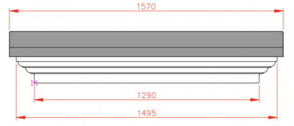 St James Canopy Front Dimensions