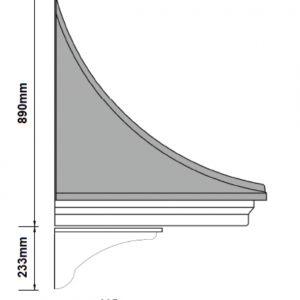 Kensington Canopy Side Dimensions